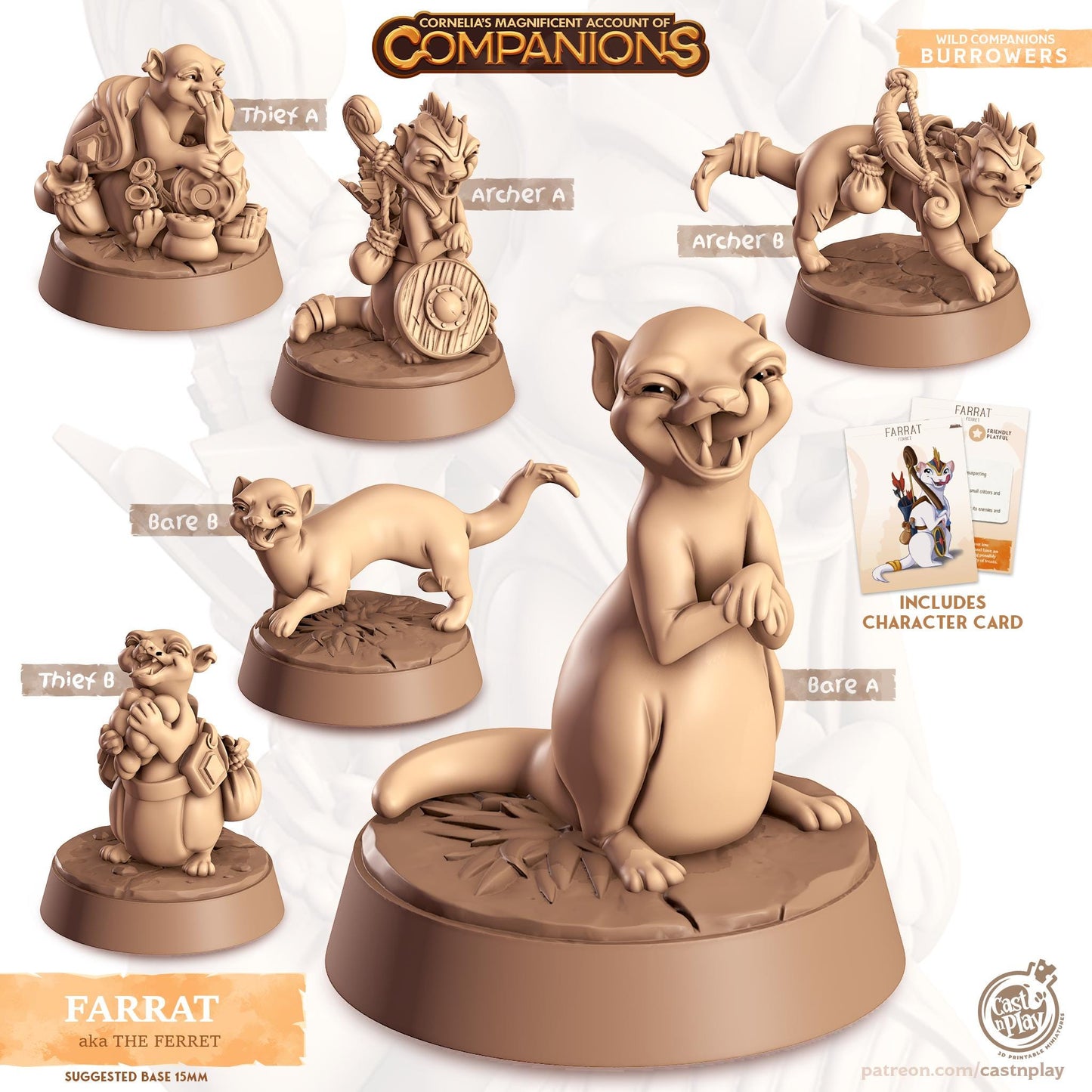 Ferret Animal Companion Miniature