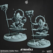 Cleric Miniature - resin tabletop miniature front view