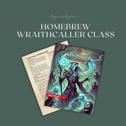 Homebrew Wraithcaller Class Guide - digital download preview