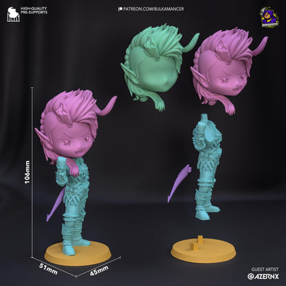 Karlach Chibi Figure - Baldur’s Gate 3 - Alternate view 5