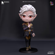 Astarion Chibi Figure - Baldur's Gate 3 - resin tabletop miniature front view