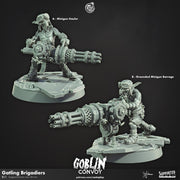 Goblin Gunslinger Miniature - resin tabletop miniature front view