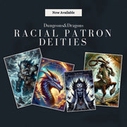 Racial Patron Deities Cards - digital download preview