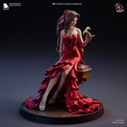 Aerith Figure - Final Fantasy VII - resin tabletop miniature front view
