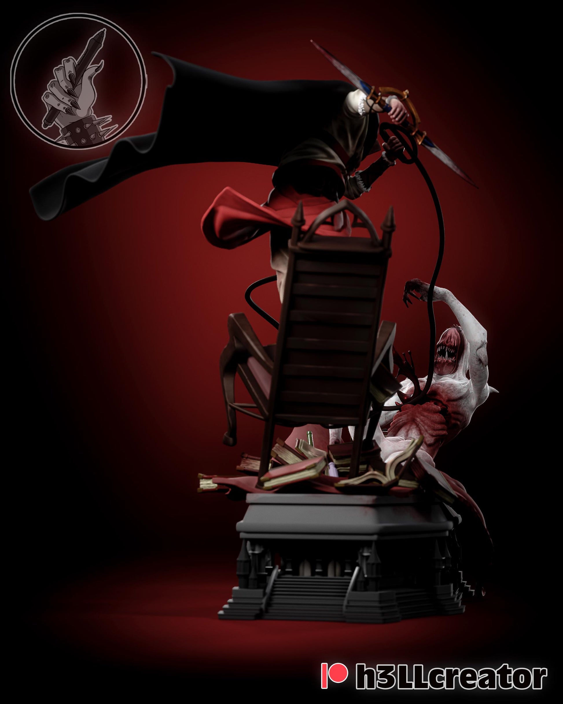 Trevor Belmont Castlevania Figure - Alternate view 2