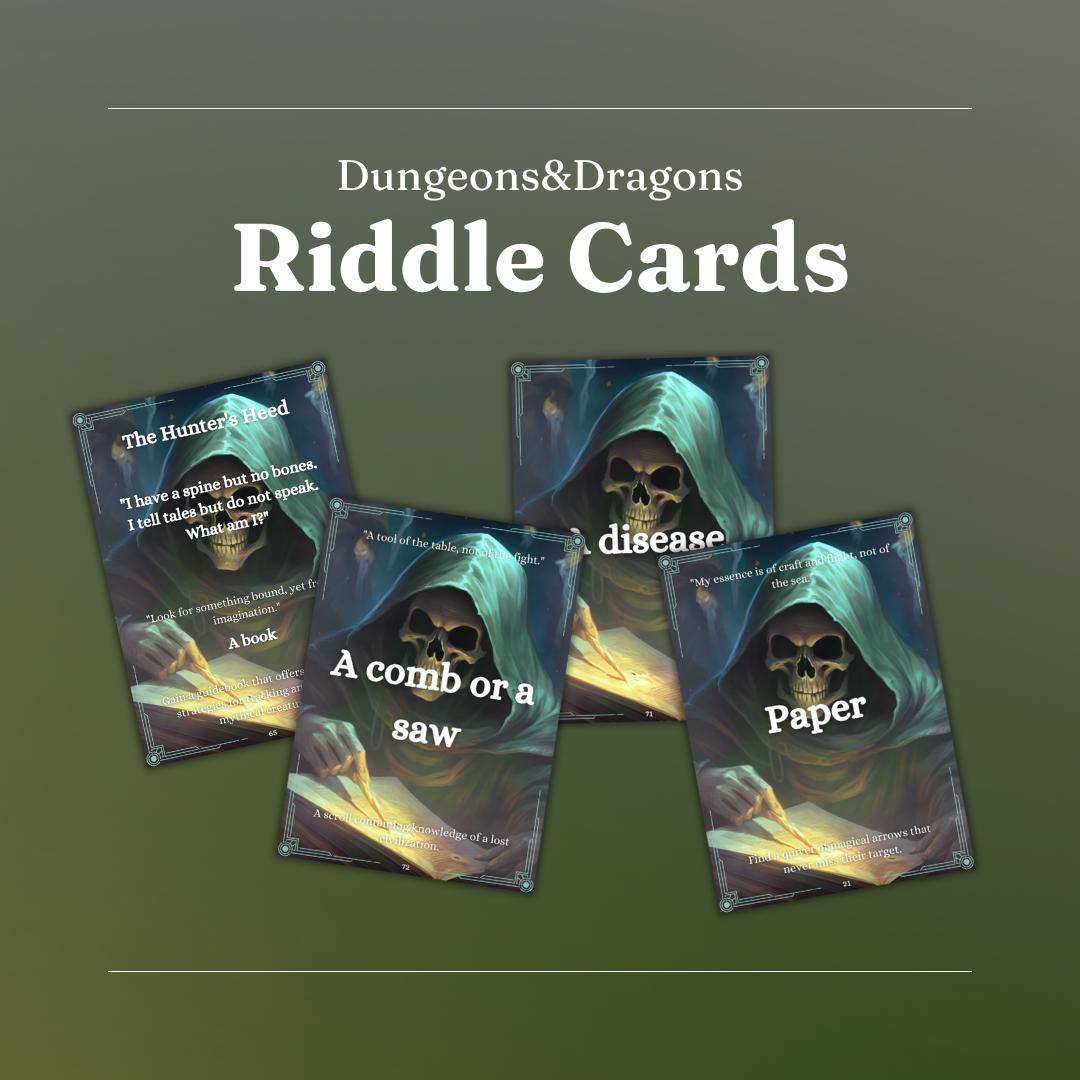 Riddle Cards