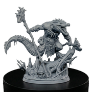 Croc Shaman miniature by Late Night Miniatures