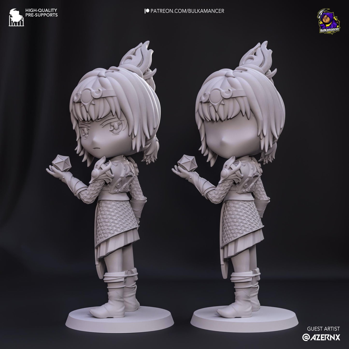 Shadowheart Chibi Figure - Baldur's Gate 3 - Alternate view 4