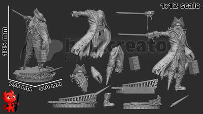 Davy Jones Figure - Pirates of the Caribbean - Alternate view 8