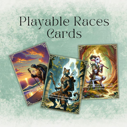 Playable Races Cards