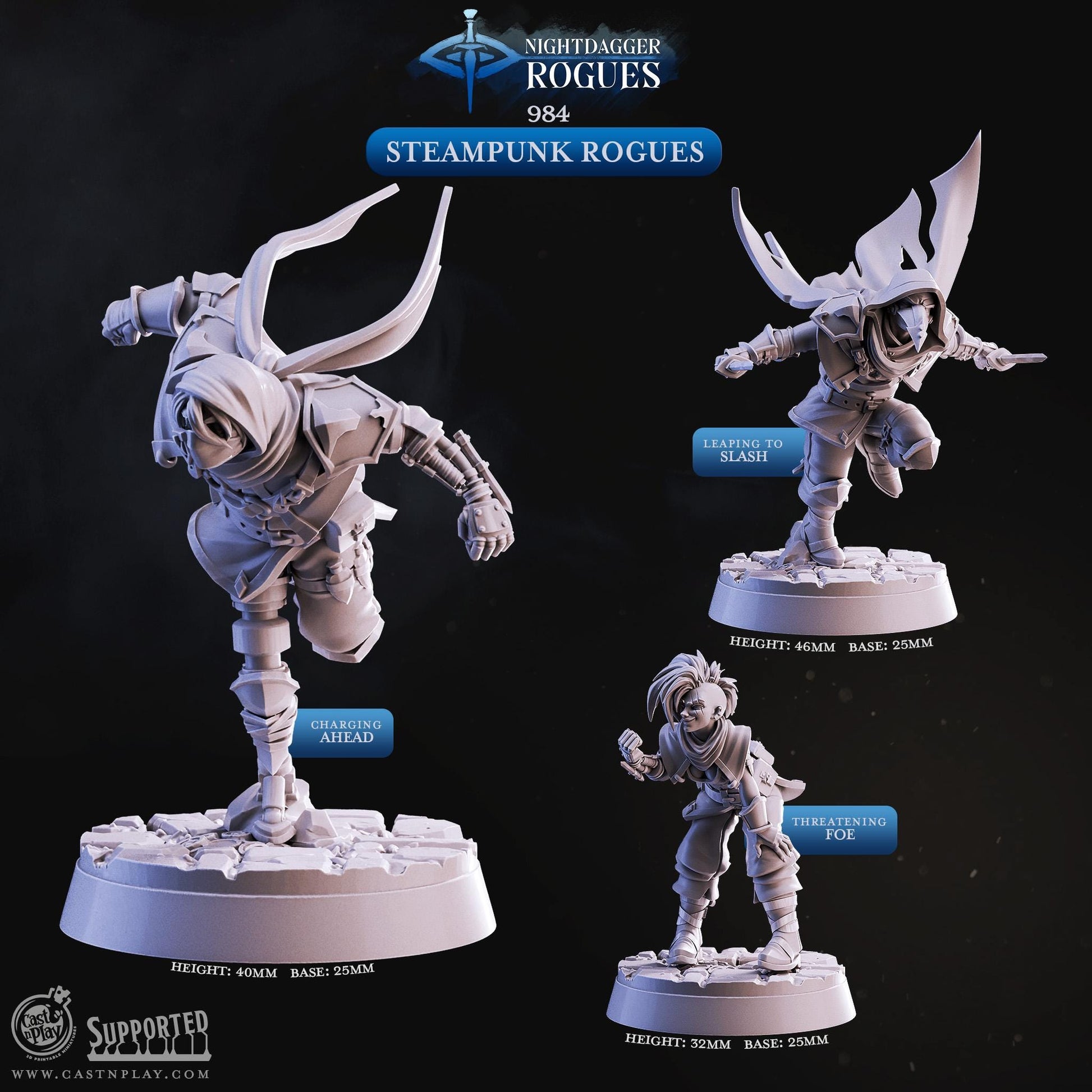 Rogue Miniature - Alternate view 2