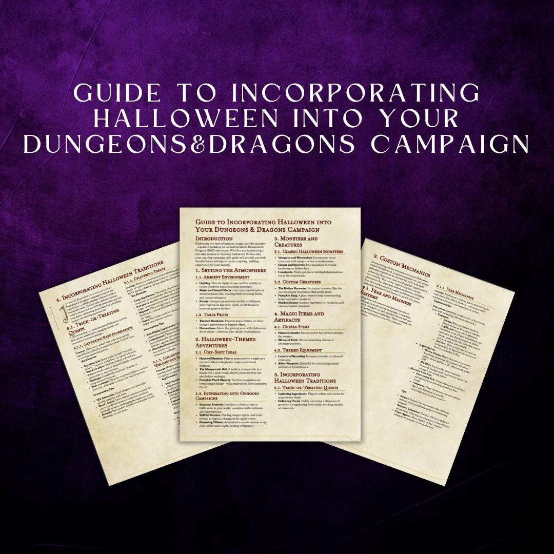 Guide to Incorporating Halloween into Your Campaign