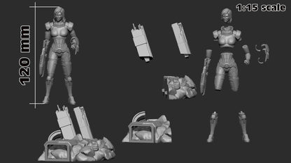 Commander Shepard Figure - Mass Effect - Alternate view 5