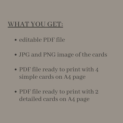 Fillable Initiative Tracker Cards - Alternate view 2
