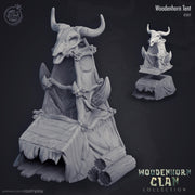 Woodenhorn Clan Terrain - resin tabletop miniature front view
