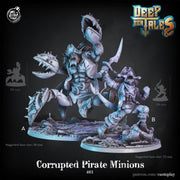 Pirate Miniature - resin tabletop miniature front view