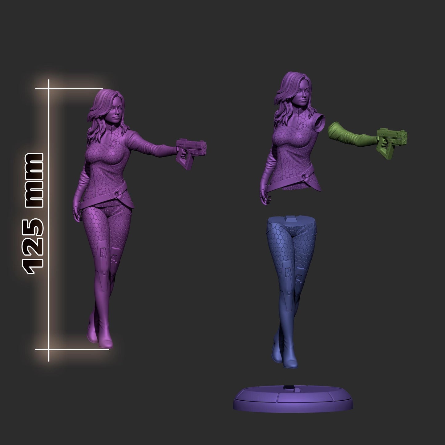 Miranda Figure - Mass Effect - Alternate view 3