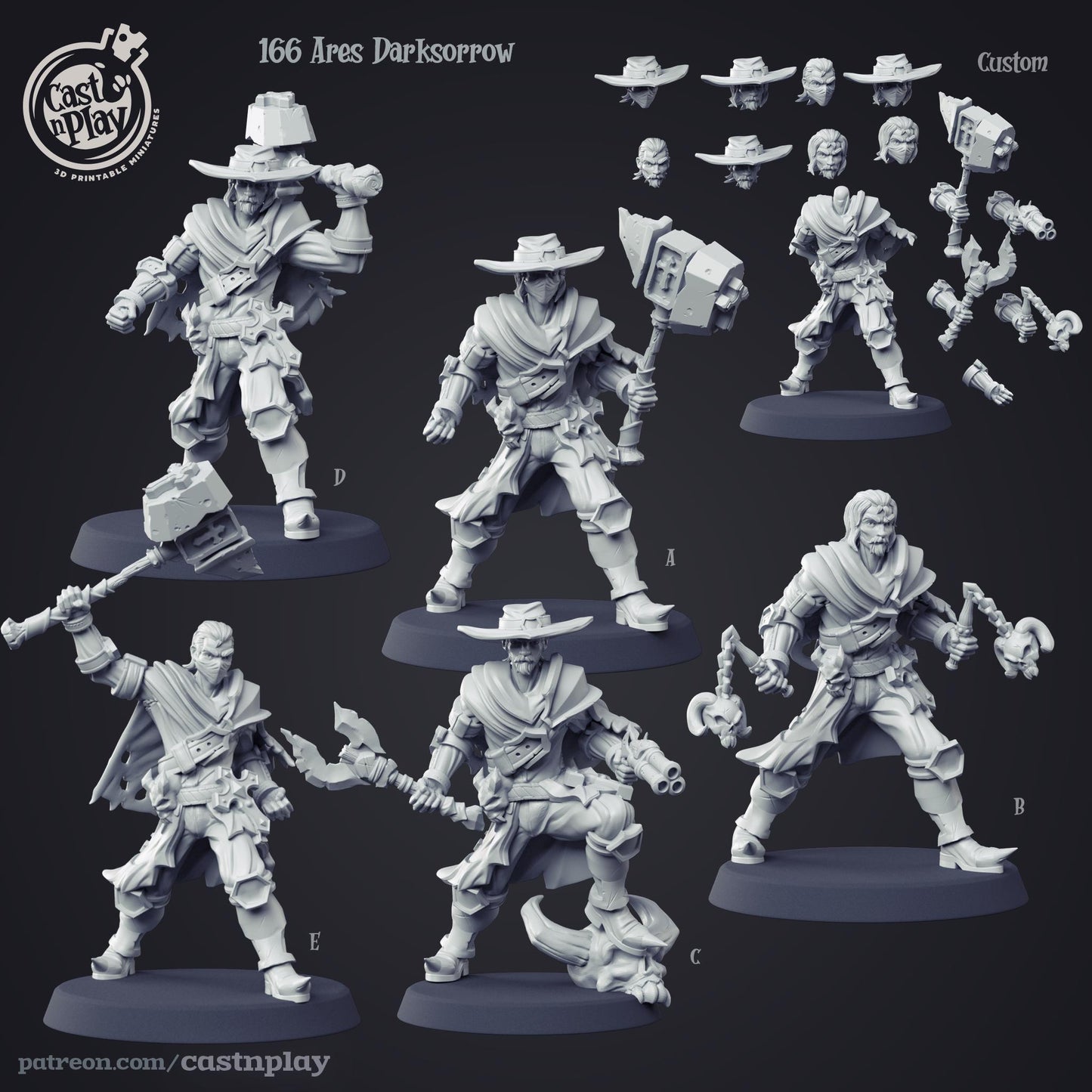 Human Demon Hunter Miniature