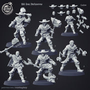 Human Demon Hunter Miniature - resin tabletop miniature front view
