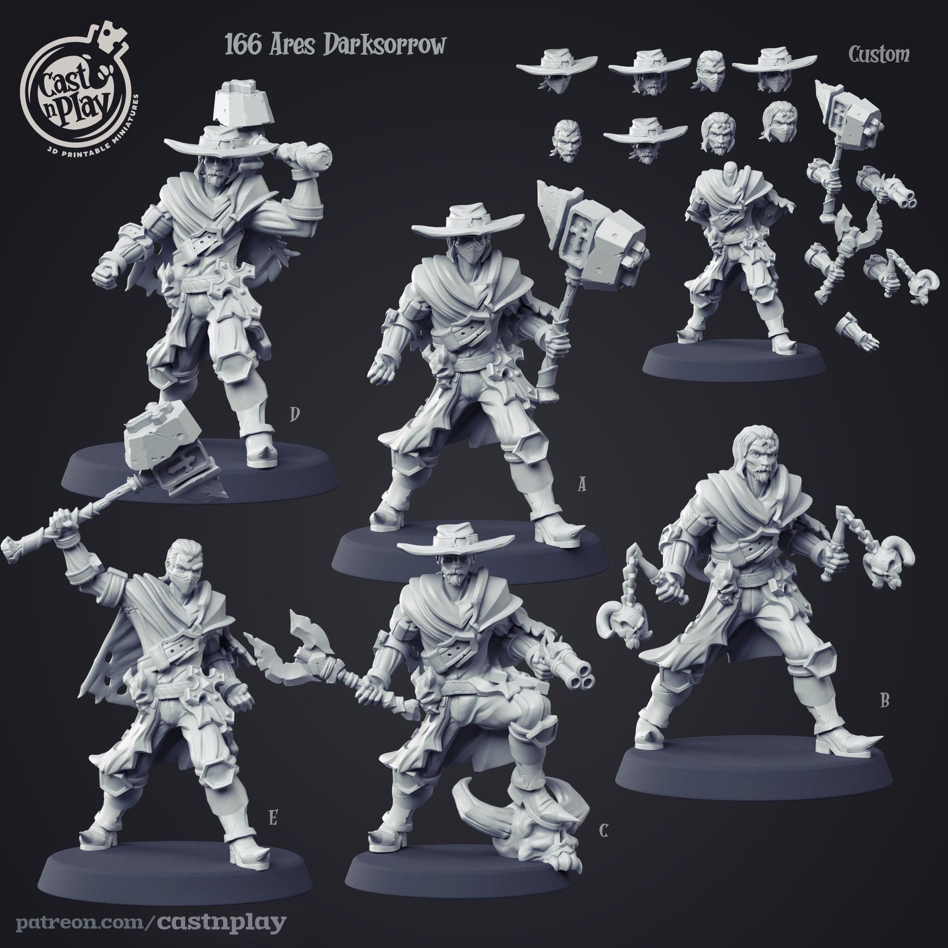 Human Demon Hunter Miniature