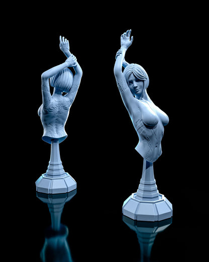 Cortana Bust - Alternate view 2