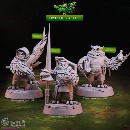 Owlfolk Miniature - Alternate view 2