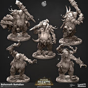 Giant Miniature - resin tabletop miniature front view