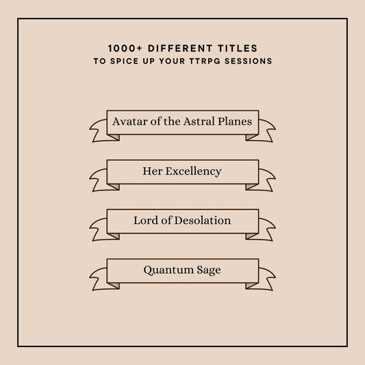 Ultimate Printable Titles Set for TTRPGs - Alternate view 2