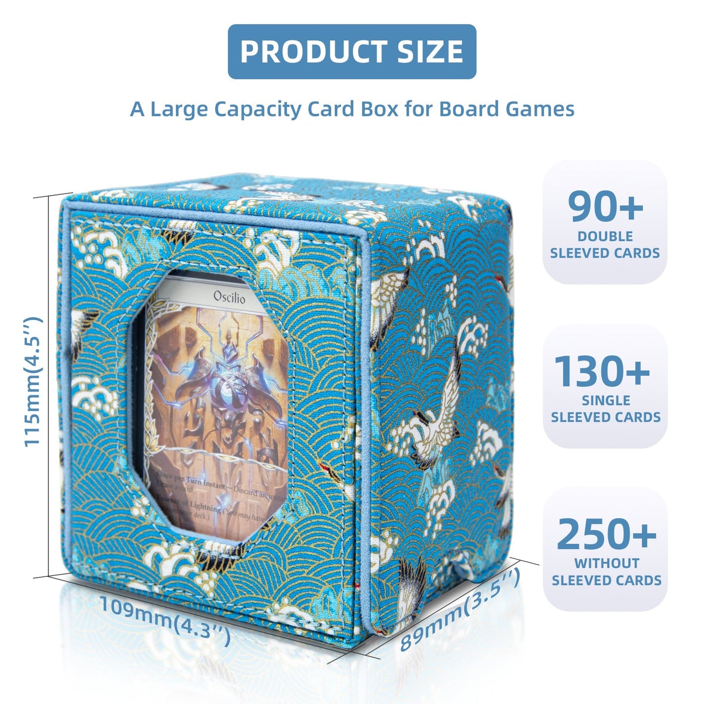 Sanseking Brocade Commander Deck Box 130+ - official Sanseking detail and feature view 2