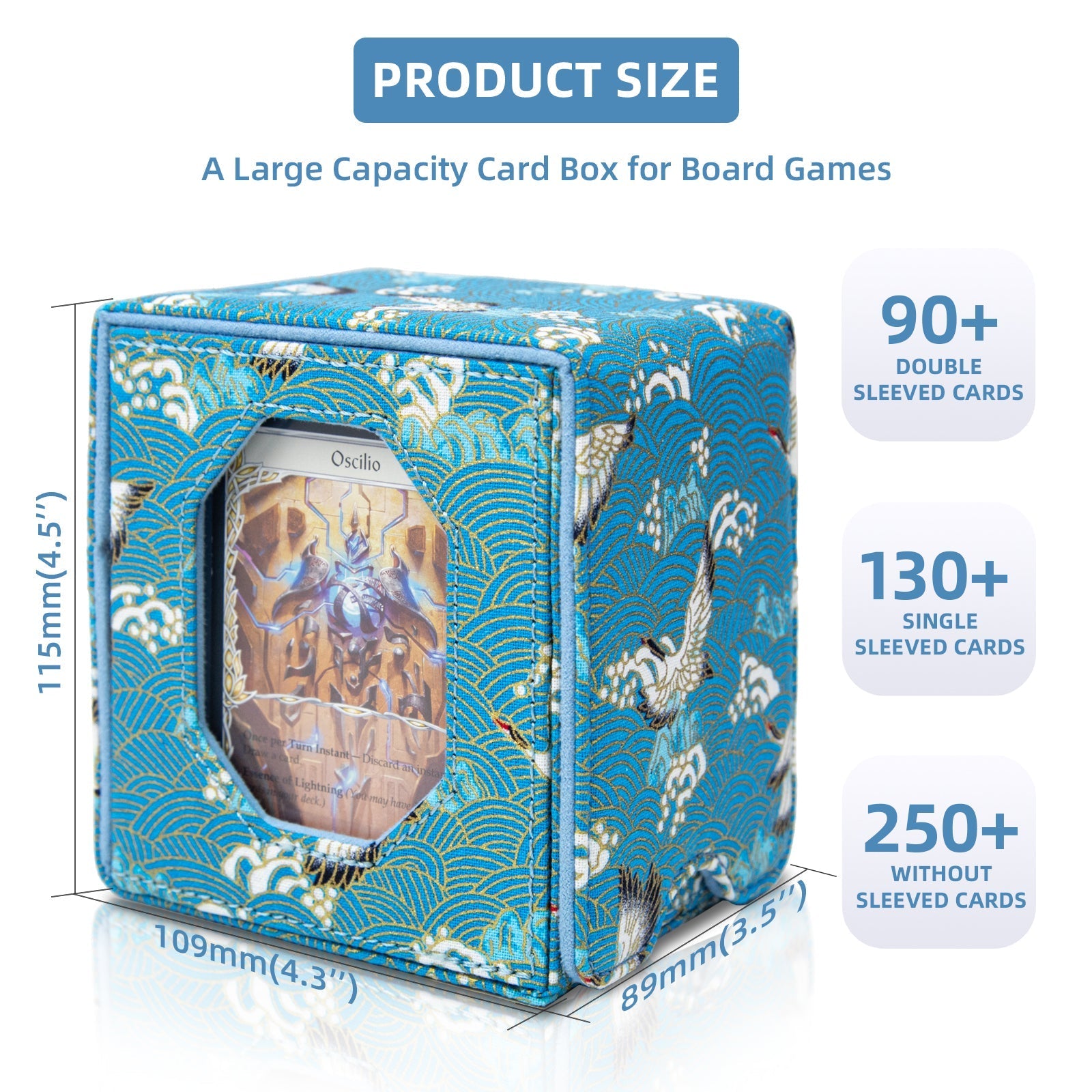 Sanseking Brocade Commander Deck Box 130+ - official Sanseking detail and feature view 2
