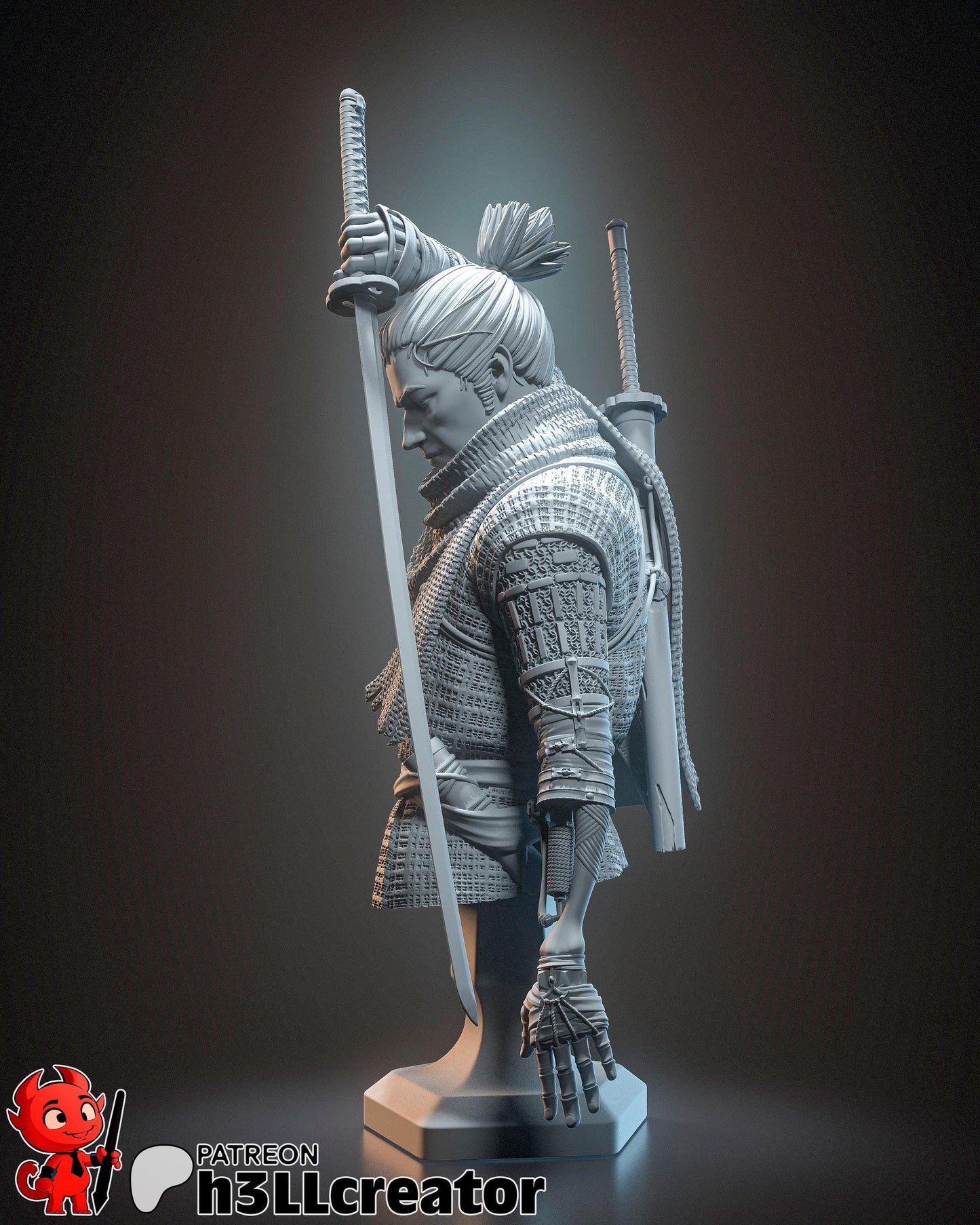 Wolf Sekiro Shadows Die Twice Bust - Alternate view 2