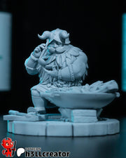 Senshi Figure - Delicious in Dungeon - resin tabletop miniature front view