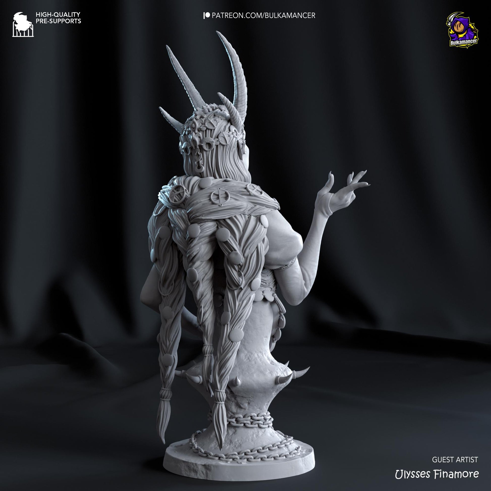 Mizora Bust - Baldur's Gate 3 - Alternate view 4