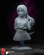 Mita Bust - MiSide - resin tabletop miniature front view