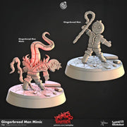 Gingerbread Mimic Miniature - resin tabletop miniature front view