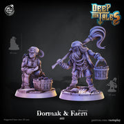 Dwarf Pirate Miniature - resin tabletop miniature front view