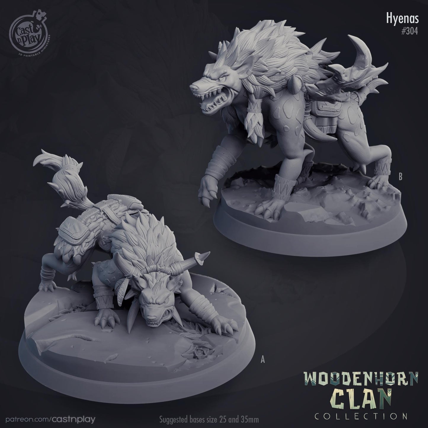 Hyena Companion Miniature