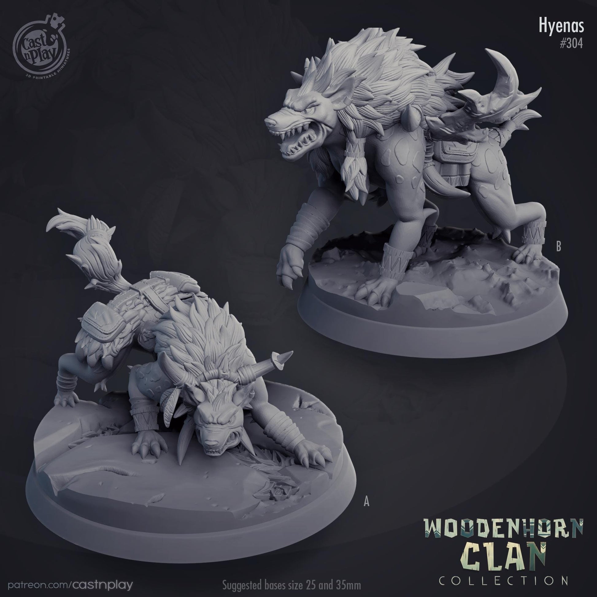 Hyena Companion Miniature