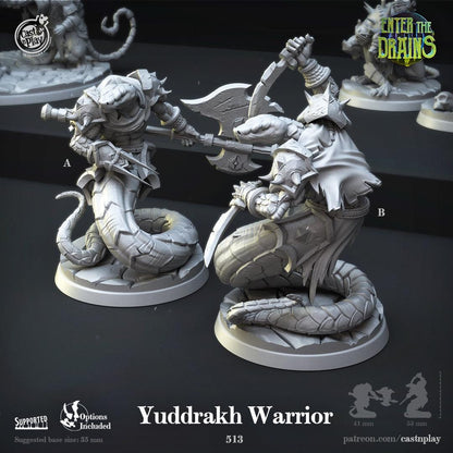 Yuan Ti Warrior Miniature