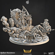 Paladin Chariot Miniature - resin tabletop miniature front view