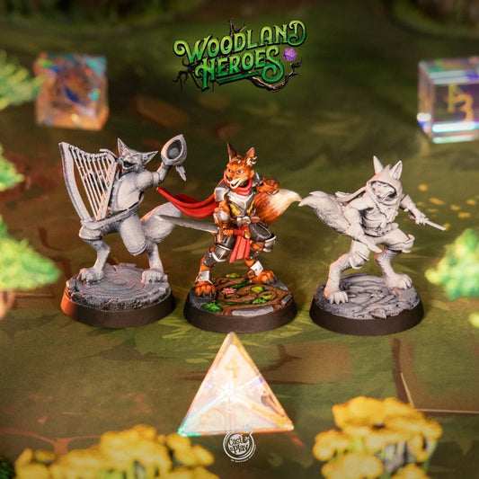 Foxfolk Bard Miniature