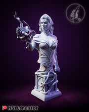 Liliana Vess Bust - resin tabletop miniature front view