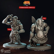 Troll Miniature - resin tabletop miniature front view