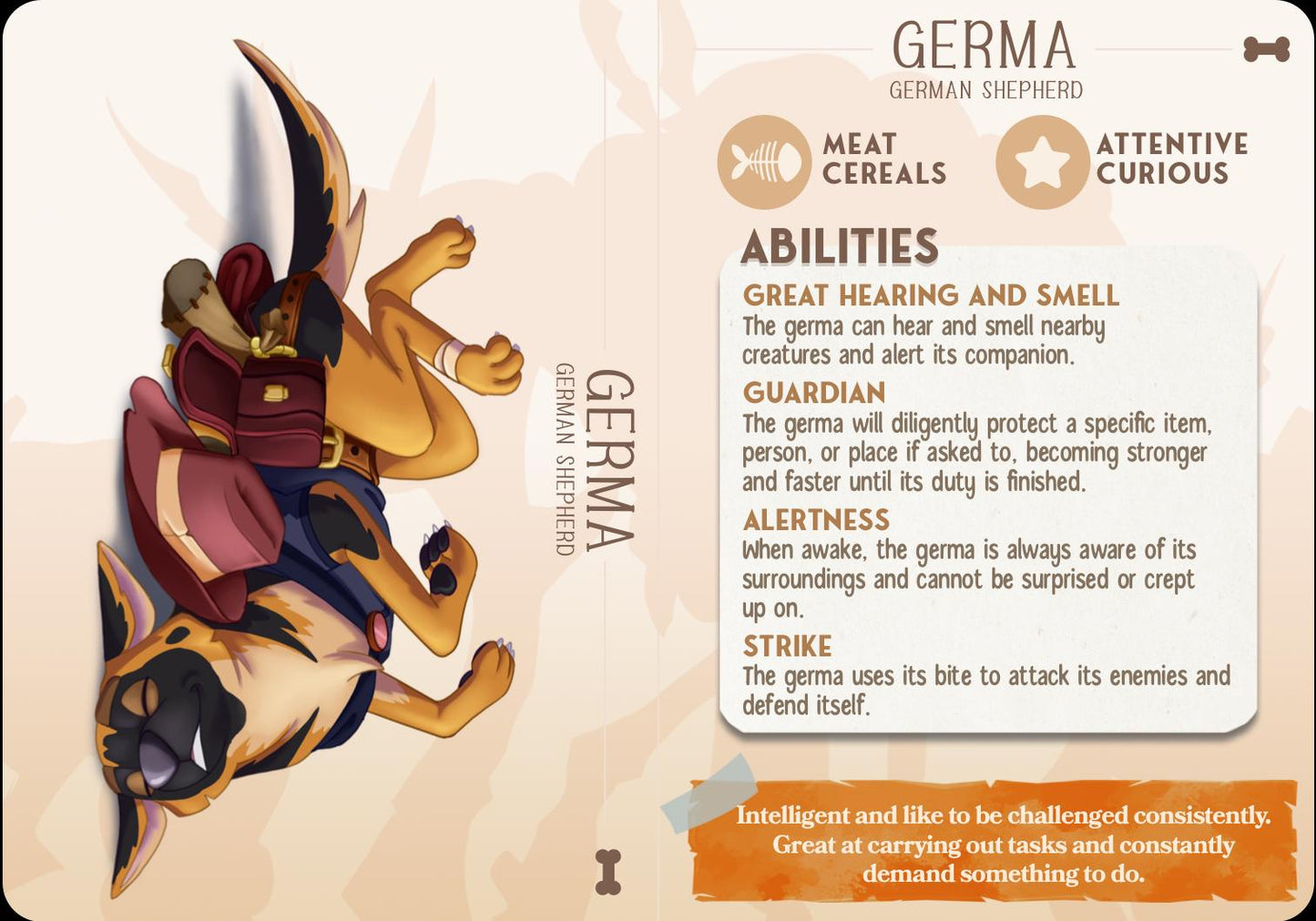 German Shepard Animal Companion Miniature - Alternate view 2