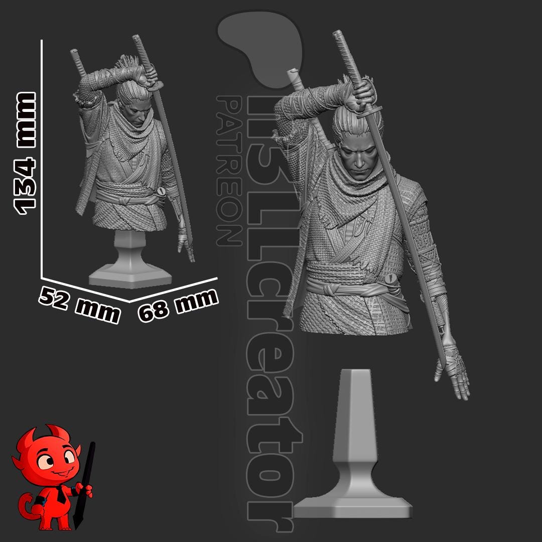Wolf Sekiro Shadows Die Twice Bust - Alternate view 4