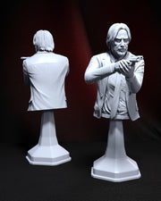 John Wick Movie Character Bust - resin tabletop miniature front view