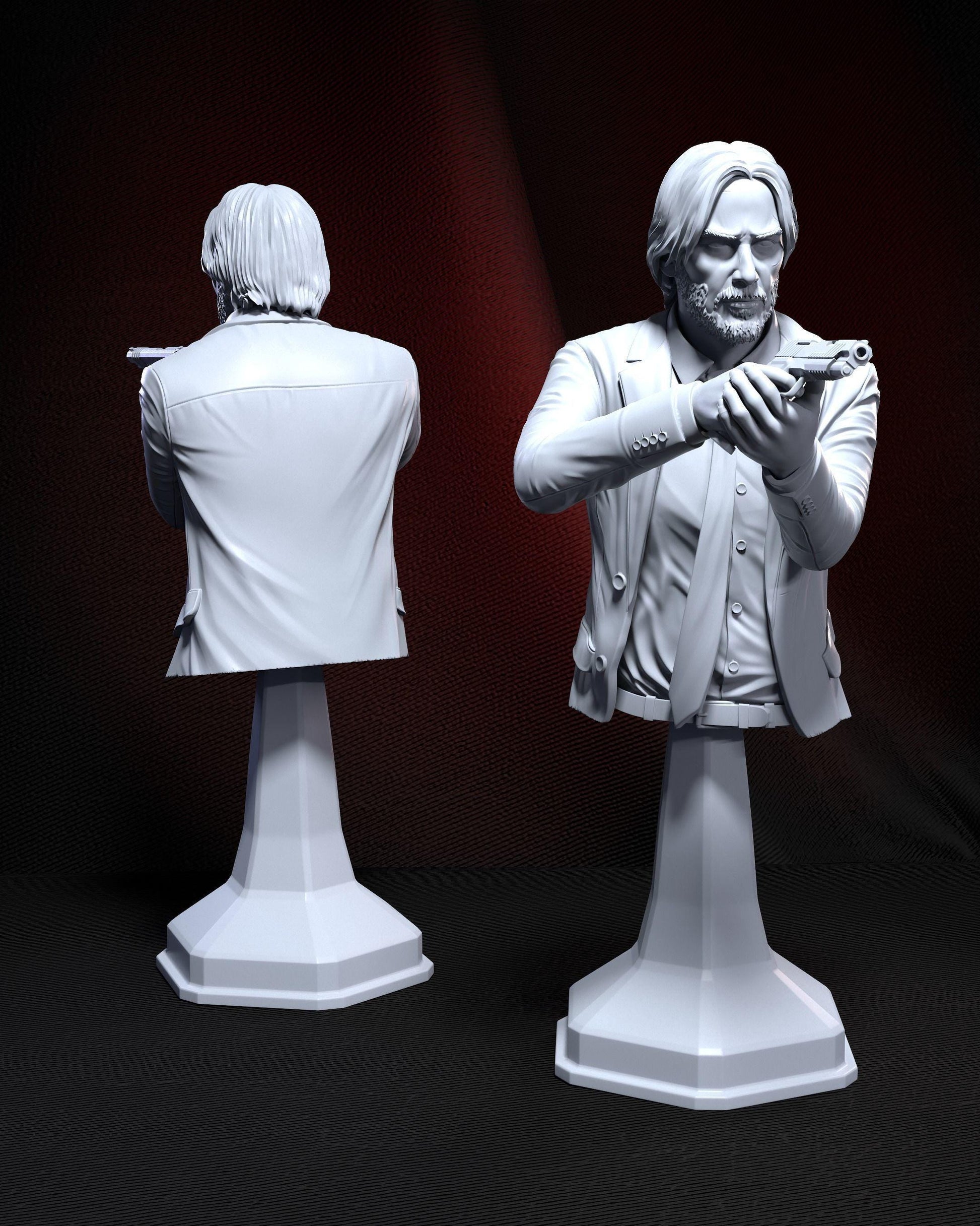 John Wick Movie Character Bust