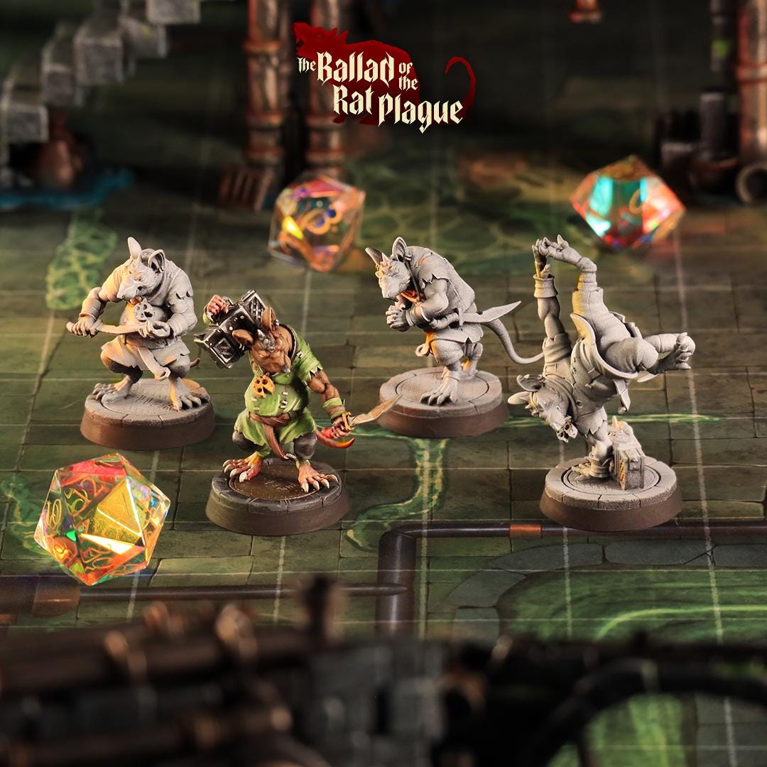 Ratfolk Rogue Miniature