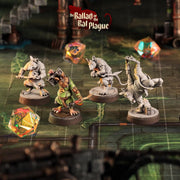 Ratfolk Rogue Miniature - resin tabletop miniature front view