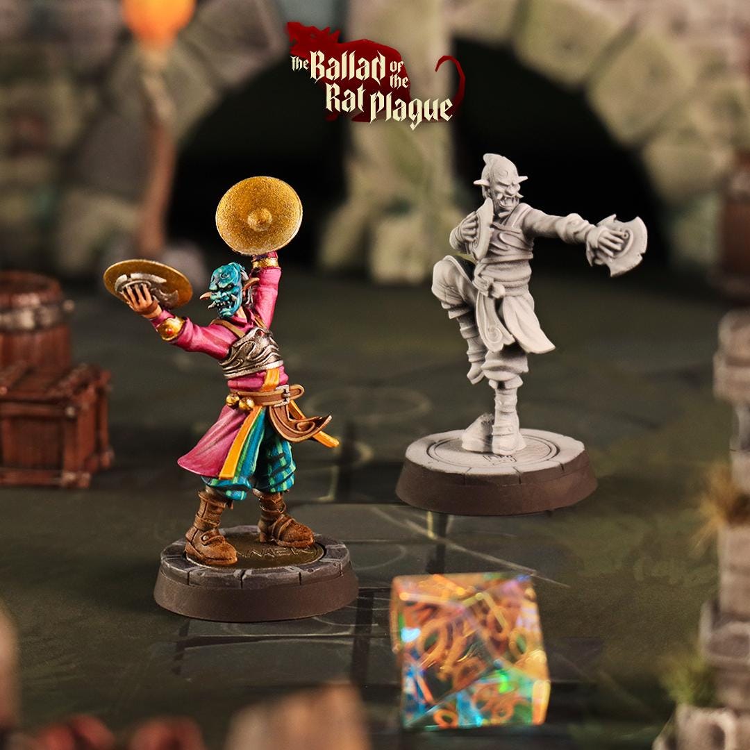 Masked Bard Miniature